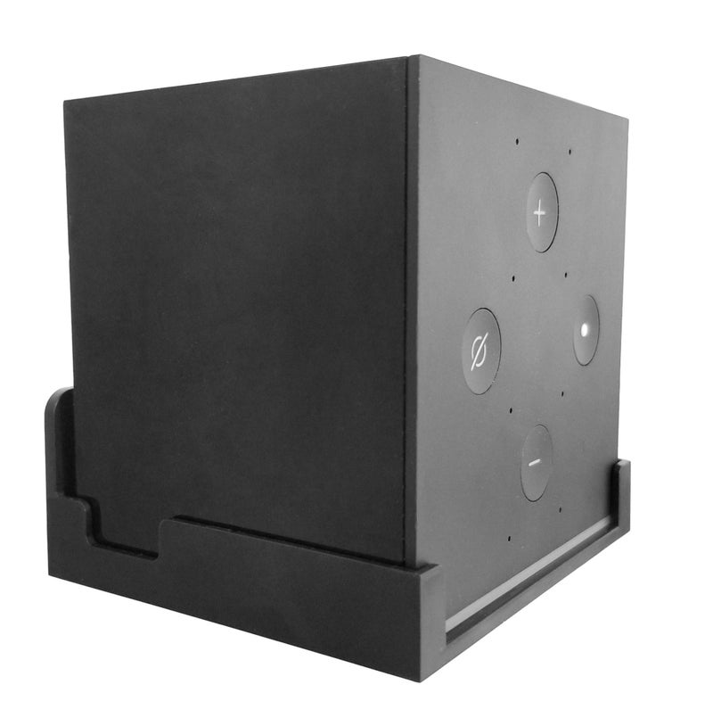 Dot Genie Easy Hanging Fire TV Cube Wall Mount (Fits 1st & 2nd Gen and New 3rd Gen Fire TV Cube) | Updated for More Support | Totally Hides Cords | Improves Visibility | Quick Install - Image 1